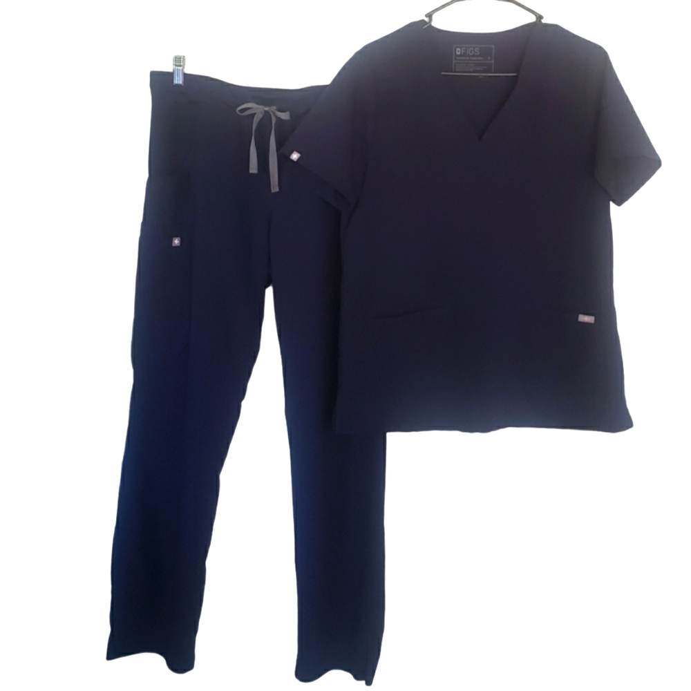 FIGS Scrub Set Navy Blue